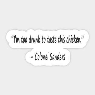 Funny quotes from known people Sticker